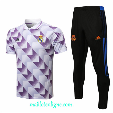 Thai Maillot Polo Real Madrid Training Violet 2022 2023