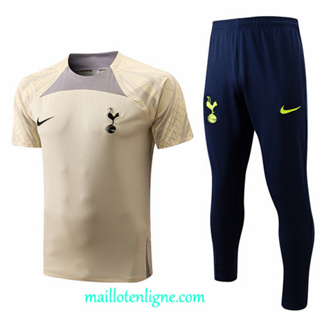 Thai Maillot Tottenham Training Jaune 2022 2023