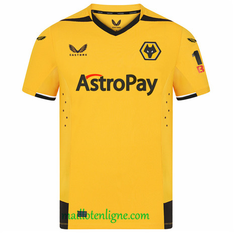 Thai Maillot Wolverhampton Domicile 2022 2023