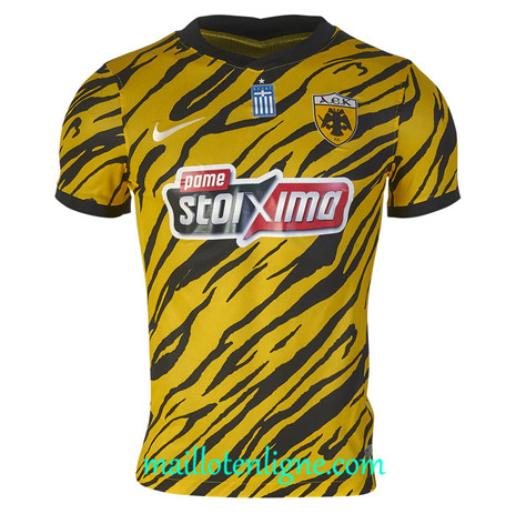 Thai Maillot AEK Athens Domicile Jaune 2022/2023 E001