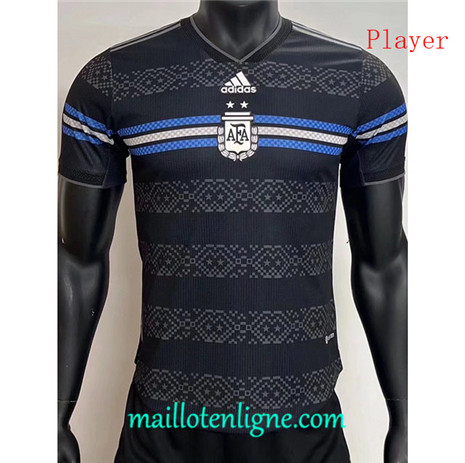 Thai Maillot Player Argentine Noir 2022/2023 E434