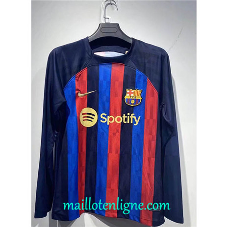 Thai Maillot Barcelone Domicile Manche Longue 2022/2023 E137