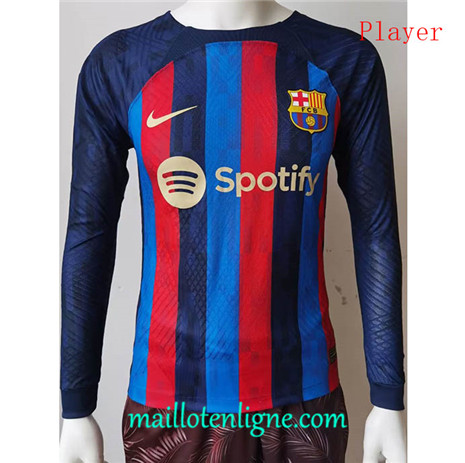 Thai Maillot Player Barcelone Domicile Manche Longue 2022/2023 E144