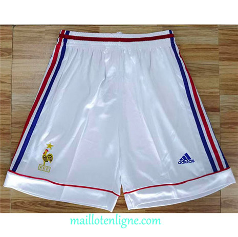 Thai Maillot Classic France Short Domicile 1998 E334