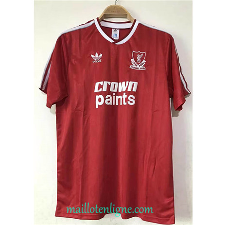 Thai Maillot Classic Liverpool Domicile 1987-88 E346