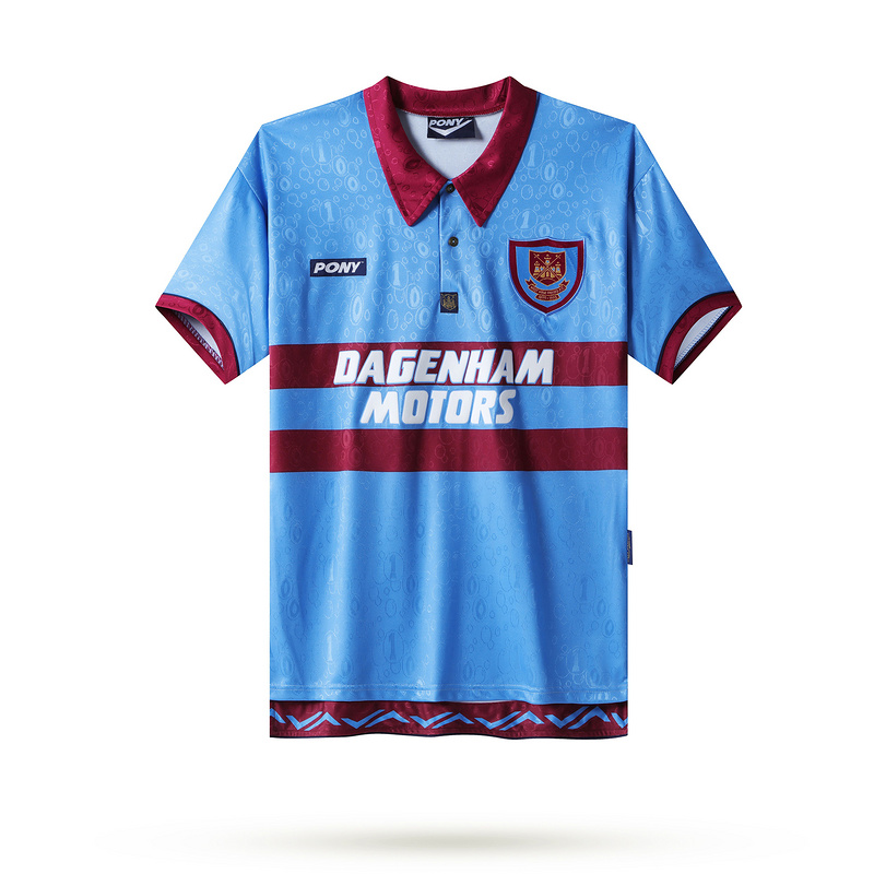 Thai Maillot Classic West Ham United Exterieur 1995-1997 E363