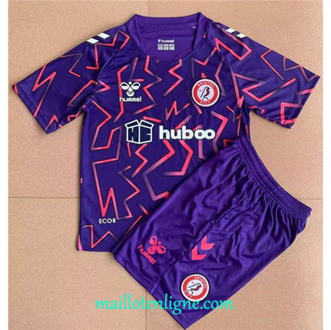 Thai Maillot Bristol City Enfant Violet 2022/2023 E1388