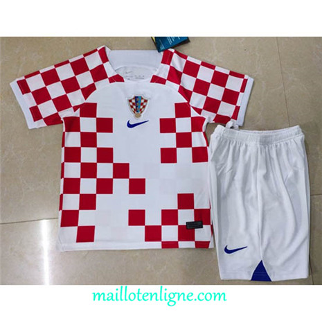 Thai Maillot Croatie Enfant Domicile 2022/2023 E1366