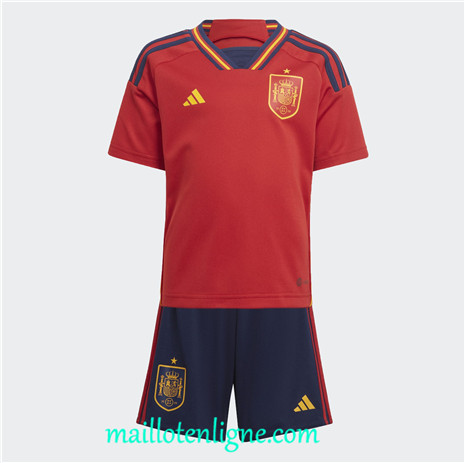 Thai Maillot Espagne Enfant Domicile 2022/2023 E1368