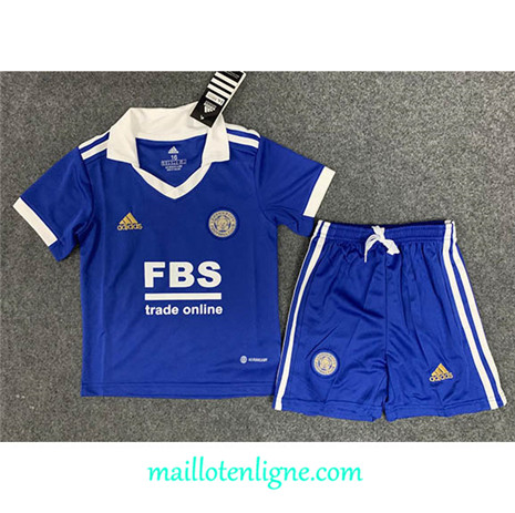 Thai Maillot Leicester City Enfant Domicile 2022/2023 E1397