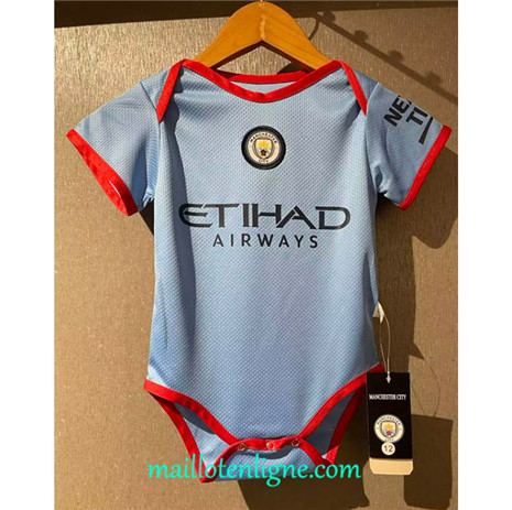 Thai Maillot Manchester City Bébé Domicile 2022/2023 E1401