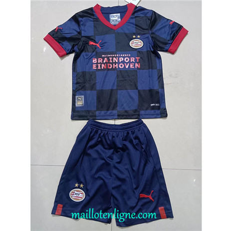 Thai Maillot PSV Eindhoven Enfant Bleu 2022/2023 E1313