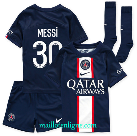 Thai Maillot PSG Enfants Domicile Messi 30 2022/2023 E1344