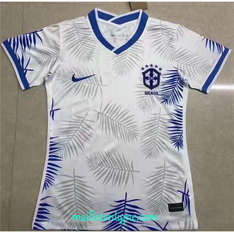 Thai Maillot Brésil Femme Blanc 2022/2023 E1443