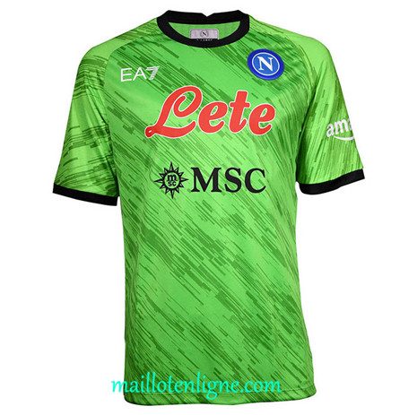 Thai Maillot Naples Maillot Gardien de but Vert 2022/2023 E625