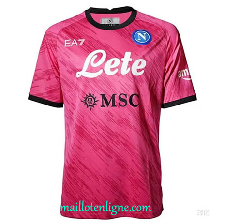 Thai Maillot Naples Maillot Gardien de but Rouge 2022/2023 E626