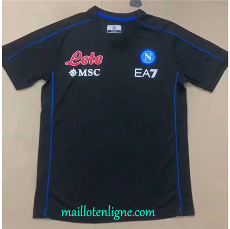 Thai Maillot Naples Maillot Noir 2022/2023 E629