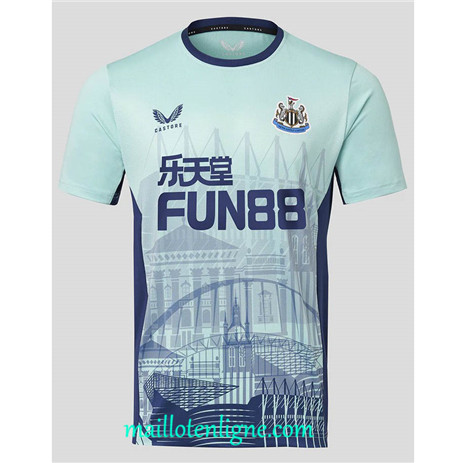 Thai Maillot Newcastle United Maillot Training Bleu 2022/2023 E550