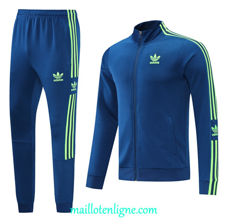 Thai Maillot Ensemble Adidas Veste Survetement Bleu Marine 2022/2023 E698