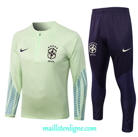 Thai Maillot Ensemble Brésil Survetement 2022/2023 E852