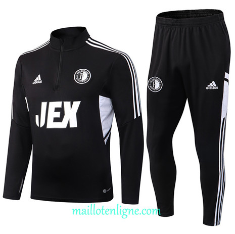 Thai Maillot Ensemble Feyenoord Survetement Noir 2022/2023 E708