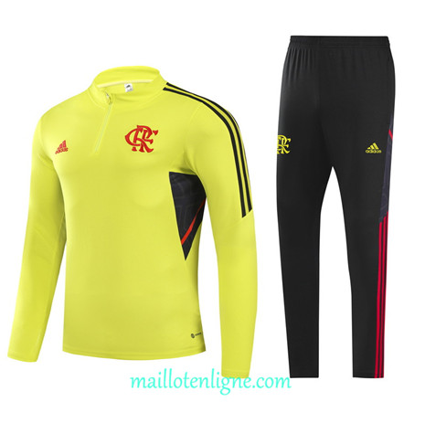 Thai Maillot Ensemble Flamengo Survetement Rouge 2022/2023 E710