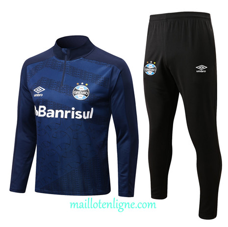 Thai Maillot Ensemble Gremio Survetement Bleu Marine/Noir 2022/2023 E714