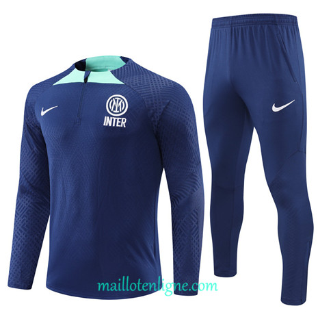 Thai Maillot Ensemble Player Inter Milan Survetement Bleu Marine 2022/2023 E969