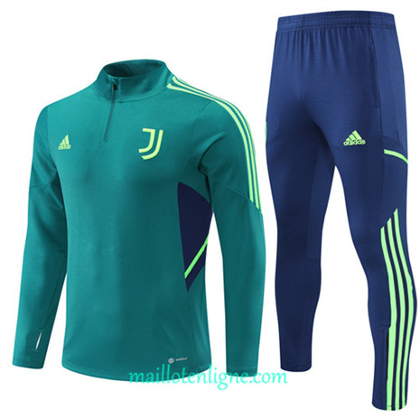 Thai Maillot Ensemble Juventus Survetement Noir 2022/2023 E973