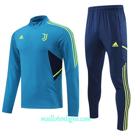 Thai Maillot Ensemble Juventus Survetement Bleu 2022/2023 E975