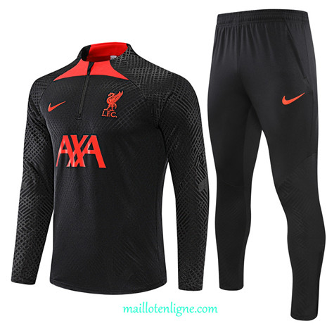 Thai Maillot Ensemble Player Liverpool Survetement Noir 2022/2023 E917