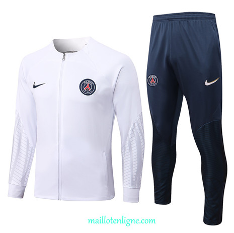 Thai Maillot Ensemble Air Jordan PSG Coupe vent Noir/Rouge 2022/2023 E818