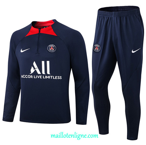 Thai Maillot Ensemble Paris PSG Survetement Bleu Marine 2022/2023 E837