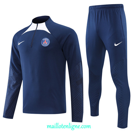 Thai Maillot Ensemble Player Paris PSG Survetement Bleu Marine 2022/2023 E847