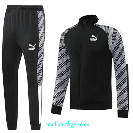 Thai Maillot Ensemble PUMA Veste Survetement Noir 2022/2023 E737