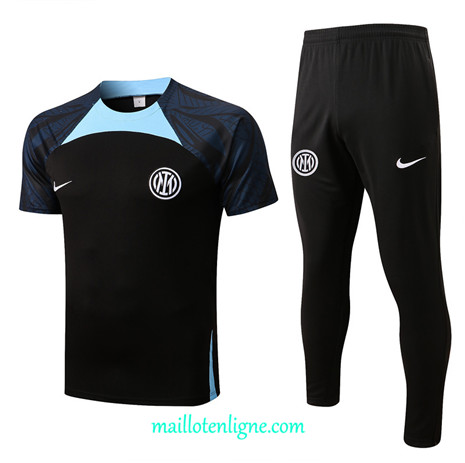 Thai Maillot Ensemble Inter Milan Training Noir 2022/2023 E1281