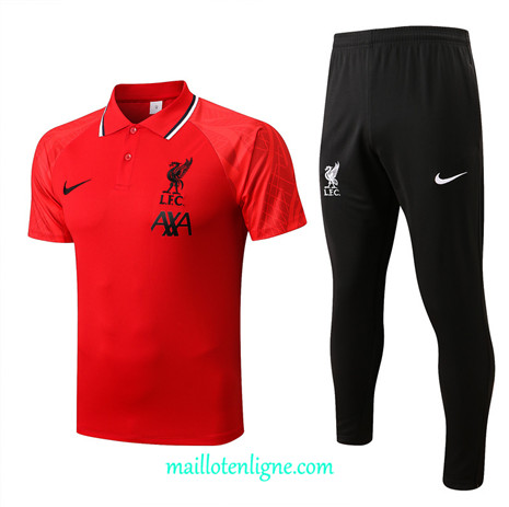 Thai Maillot Ensemble Liverpool Training Rouge/Noir 2022/2023 E1254