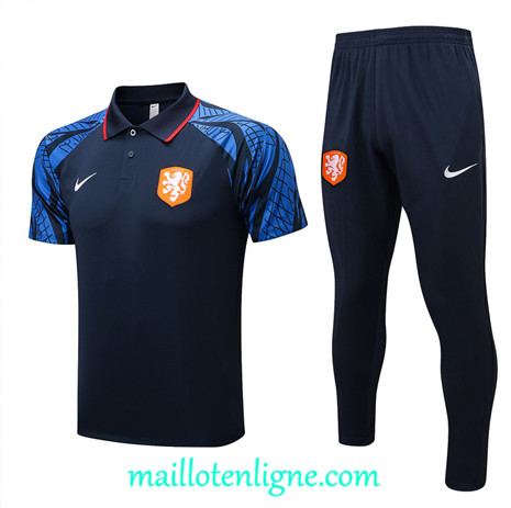 Thai Maillot Ensemble Marseille Training Bleu Marine 2022/2023 E1150