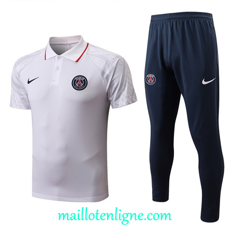 Thai Maillot Ensemble Paris PSG + Short Training Rouge/Bleu Marine 2022/2023 E1172