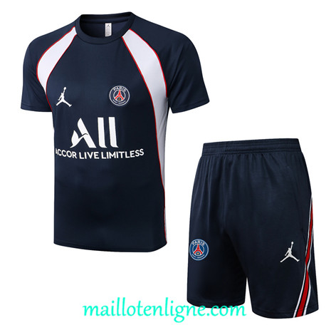 Thai Maillot Ensemble Paris PSG + Short Training Bleu Marine 2022/2023 E1178