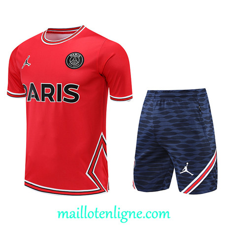 Thai Maillot Ensemble Paris PSG + Short Training Noir 2022/2023 E1184