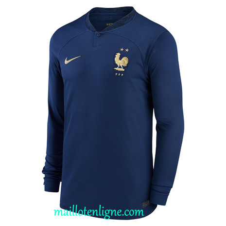 Thai Maillot France Domicile Manche Longue 2022/2023 E1458