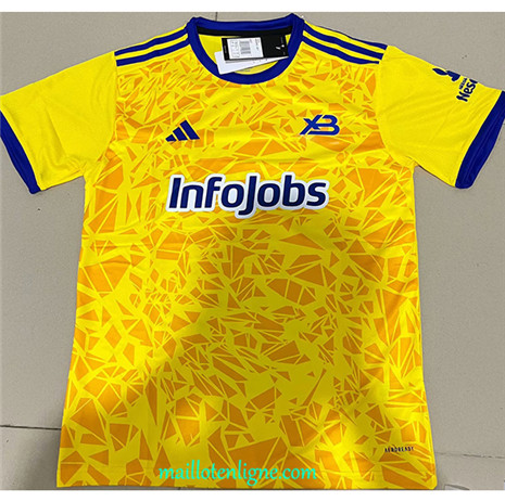 Thai Maillot X3 Jaune 2023 2024 ligne m3011