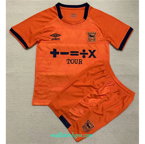 Thai Maillot Ipswich Town Enfant Exterieur 2023 2024 ligne m3022