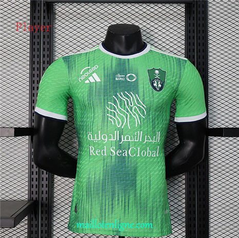 Thai Maillot Jeddah National Player Vert 2023 2024 ligne m3025