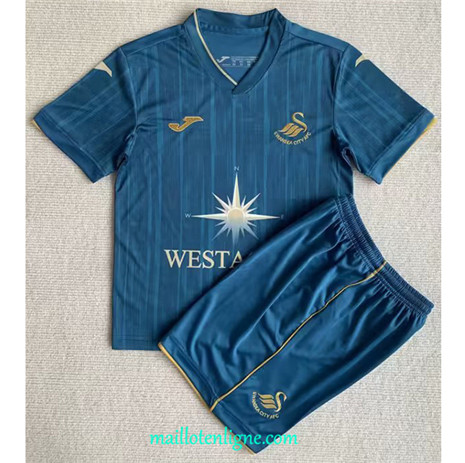 Thai Maillot Swansea City Enfant Exterieur 2023 2024 ligne m3045