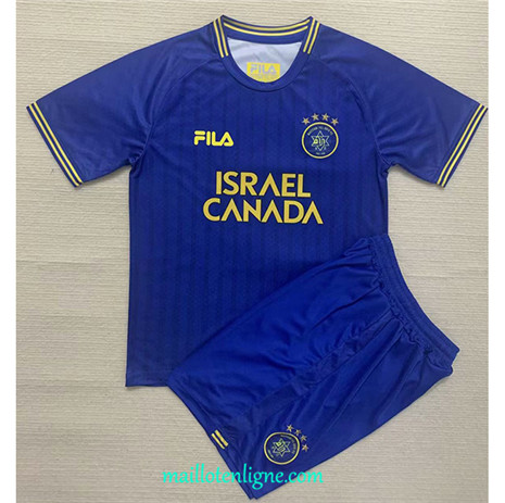 Thai Maillot Maccabi Tel Aviv Enfant Exterieur 2023 2024 ligne m3046