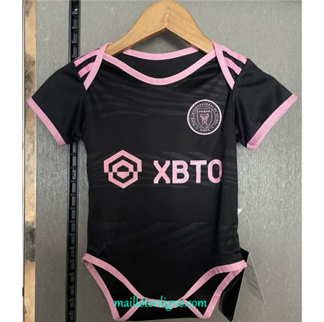 Thai Maillot Inter Miami Bébé Noir 2023 2024 ligne m3105