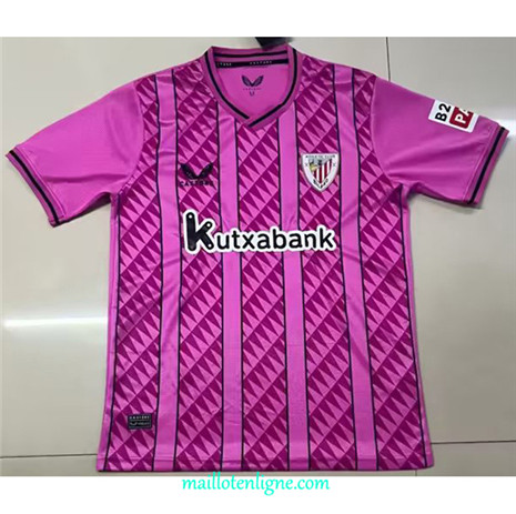 Thai Maillot Athletic de Bilbao Rose 2023 2024 ligne m3138