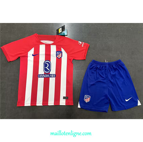 Thai Maillot Atletico de Madrid Enfant Domicile 2023 2024 ligne m3140